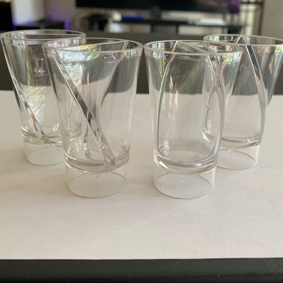 Half & Half Shot Glasses 4 Set - Picture 1 of 3